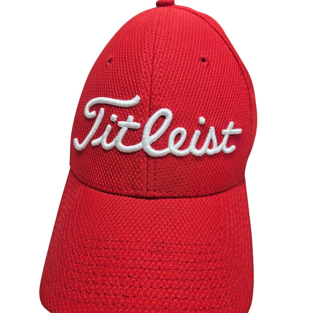 Titleist‎ Red Mesh Flex Fit Golf Cap M/L